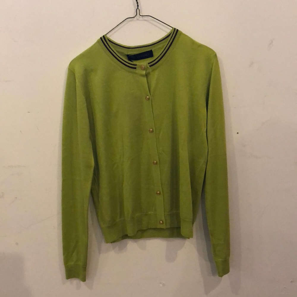 Versace knit button up cardigan.